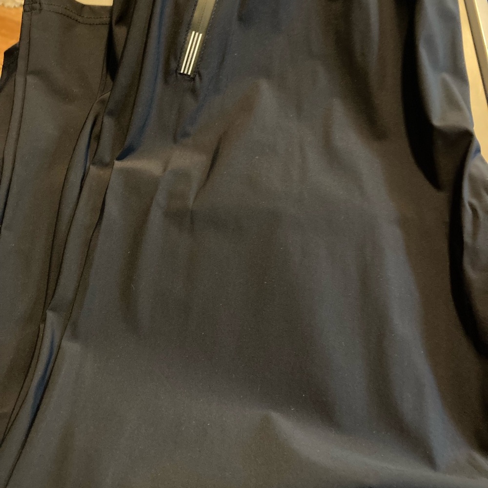 Black Athletic Pants with Zipper on side pockets,